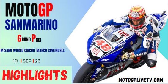 MOTOGP San Marino FULL RACE VIDEO HIGHLIGHTS